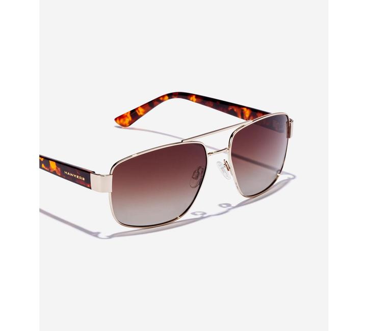 Produktbild Hawkers Herrensonnenbrille Falcon Gold Braun Silberfarben (Ø 48 mm)