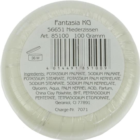 Actual product image Shaving soap round 100g Scent: Sandelwood, Ø 7 cm (Shaving soap)