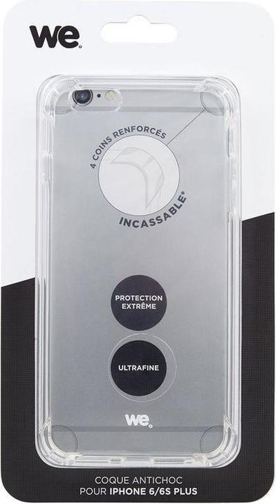 Actual product image We-Vibe We coque de protection ANTI-CHOCS APPLE IPHONE 6+ / 6S+ Transparent: 4 coins ren (Apple iPhone 6, Apple iPhone 6s)