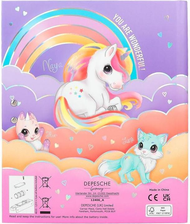 Image du produit Depesche Ylvi (18 x 15 cm, À rayures, Couverture rigide)