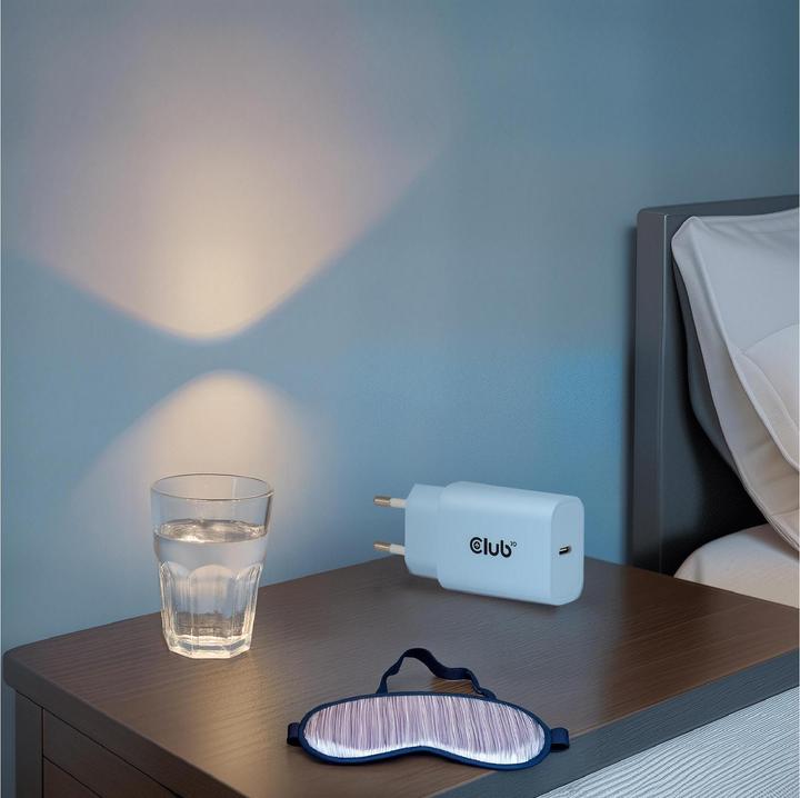 Produktbild Club 3D Club3D Lifestyle Ladegerät USB-C 30Watt, 2Stk blau retail (30 W)