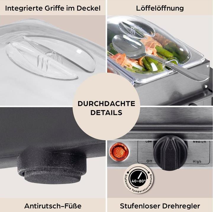 Image du produit Gourmetmaxx Chauffe-buffet