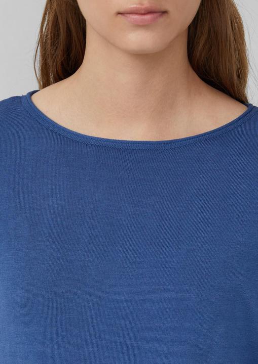 Produktbild s.Oliver Strickpullover Weicher Feinstrickpullover mit Rollkanten (44)