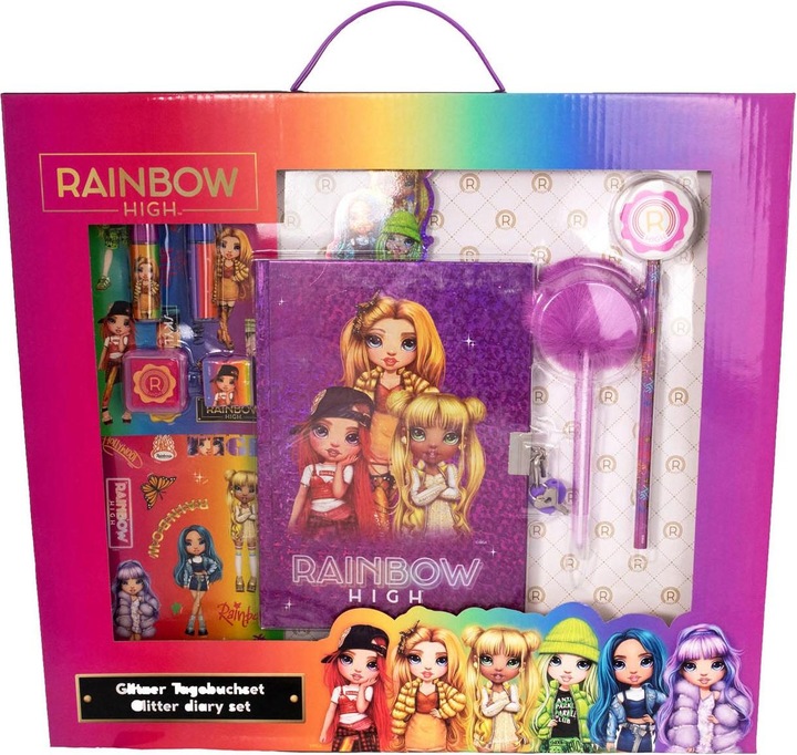 Produktbild Undercover Rainbow High Diary Glitter-Set