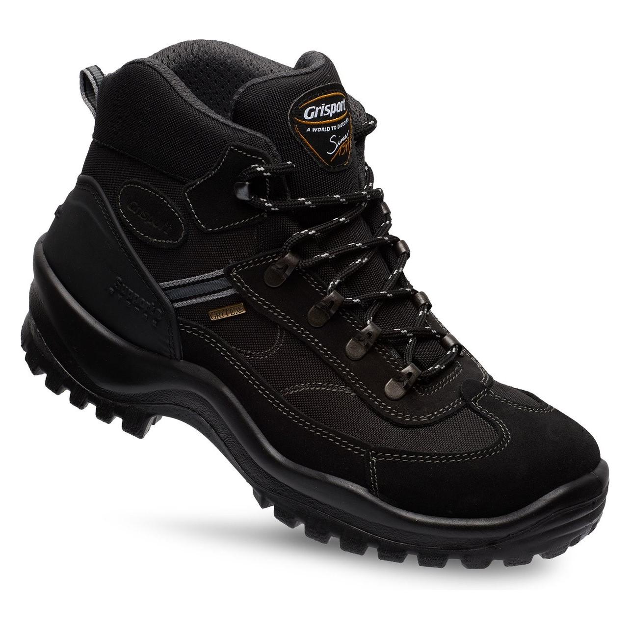 GriSport, Vrouwen, Wandelschoenen, Torino Mid Unisex Wandelschoenen - Black (10664-01) (43), Zwart