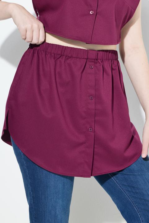 Actual product image Ulla Popken Solid Shirttail Extension (50, 52)