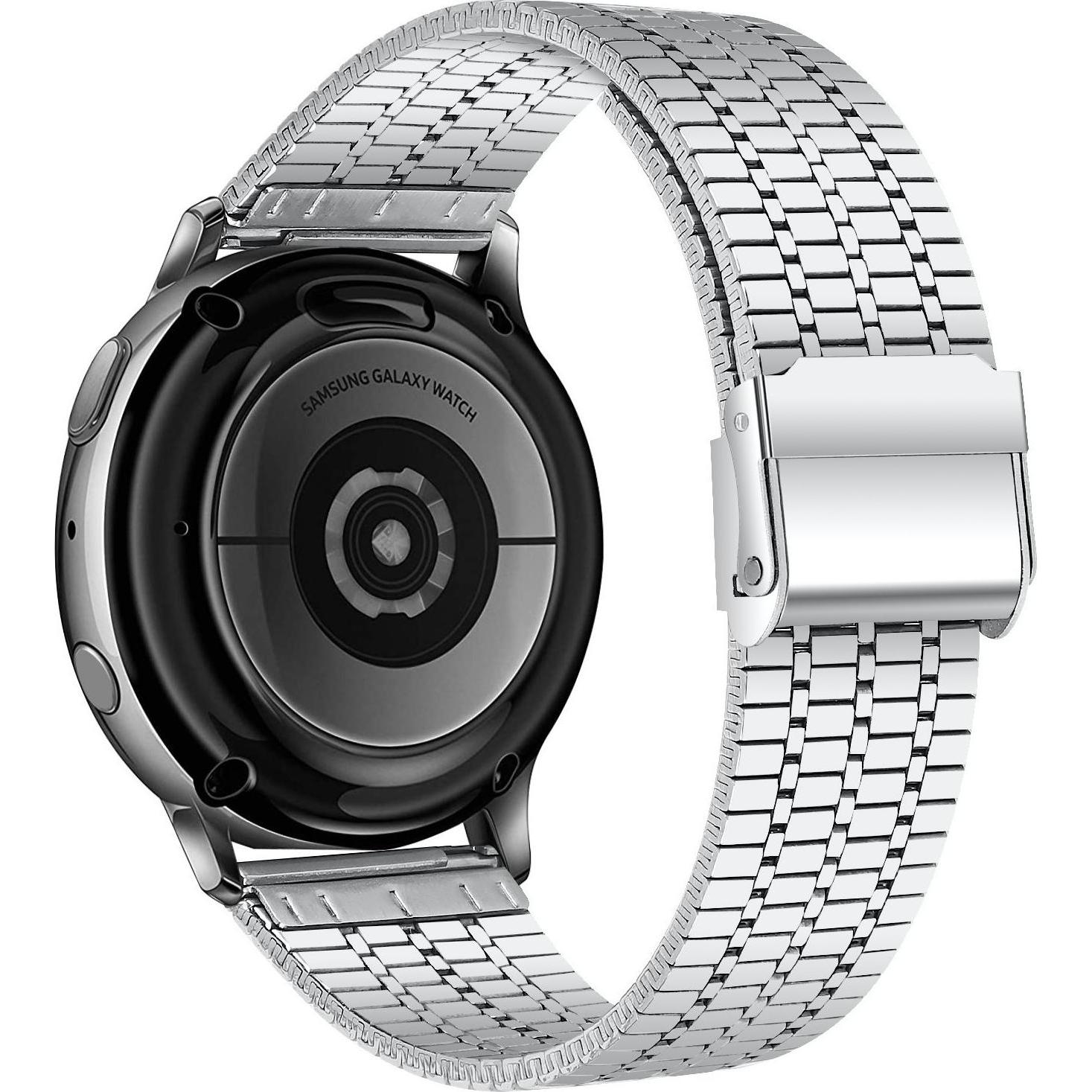 Thumbnail - Strap-it Stahlarmband (22 mm, Edelstahl), Uhrenarmband, Silber