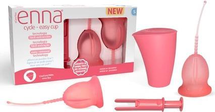 Produktbild Cycle EASY Menstruationstassen-Set Grösse S mit Applikator, Sterilisator und Transportbox (S)