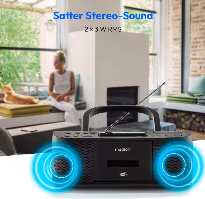 Actual product image Medion 50079328 (DAB+, FM, PLL, Bluetooth)