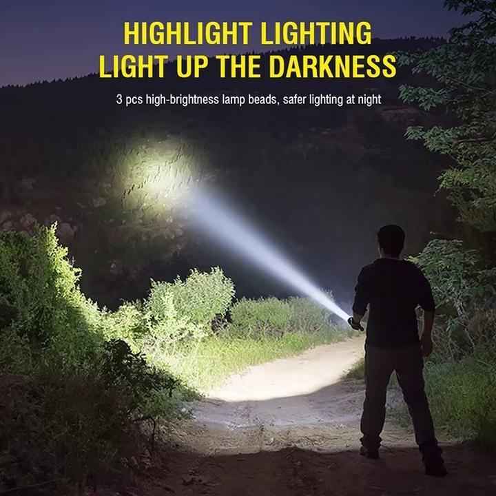 Actual product image Boruit High-Power LED Torch 5000 Lumens (5000 lm)
