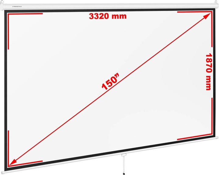 Produktbild Fromm & Starck Beamer Leinwand (150", 16:9)