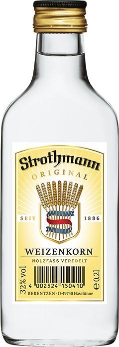 Produktbild Strathmann Strothmann Weizenkorn, Taschenflasche