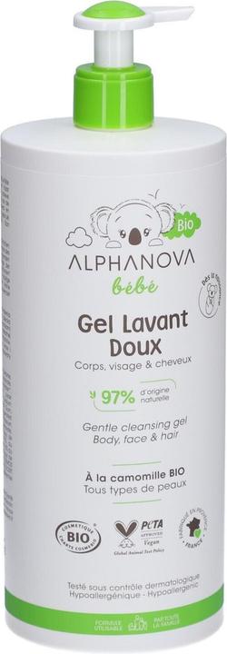 Alphanova Baby Hautfreundliches Waschgel 2in1 Bio