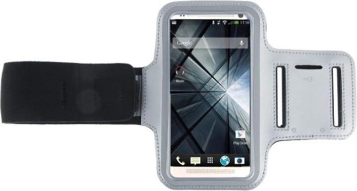 Actual product image König Design Sports wristband case for mobile Samsung Galaxy S5 Neo Silver / Grey