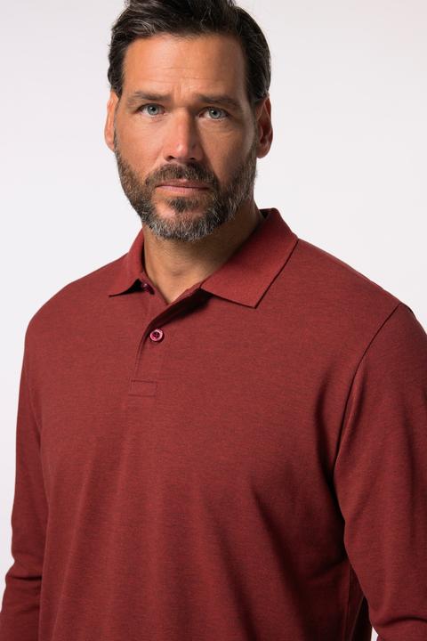 Produktbild JP1880 Poloshirt, Basic, Langarm, Piqué (7XL)