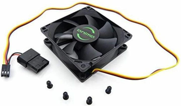 Image du produit Anima Ventilateur de boitier compatible AF8 - 8cm (Noir) (80 mm)
