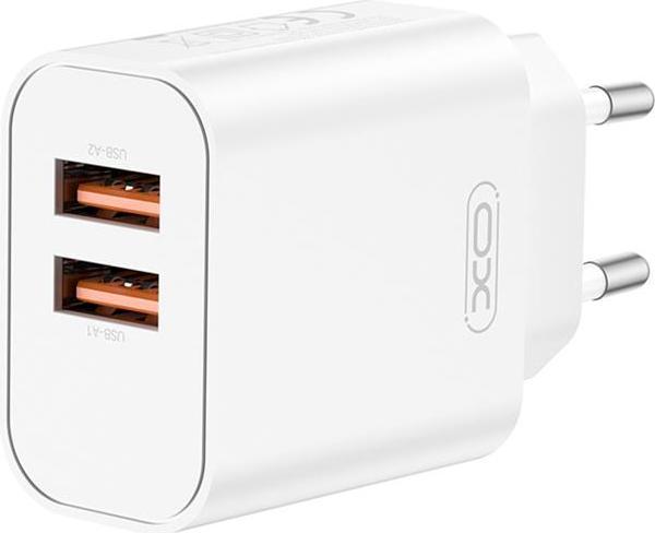 Actual product image xO wall charger CE34 2x USB 2,4A white