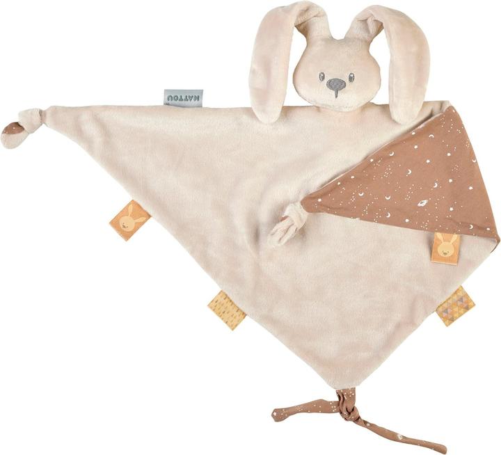 Nattou Lapidou Maxi-Kuscheltuch gedrückt, sandfarben