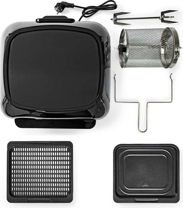 Produktbild Nedis Heissluft Friteuse 12 l Timer: 60 min Digital Schwarz