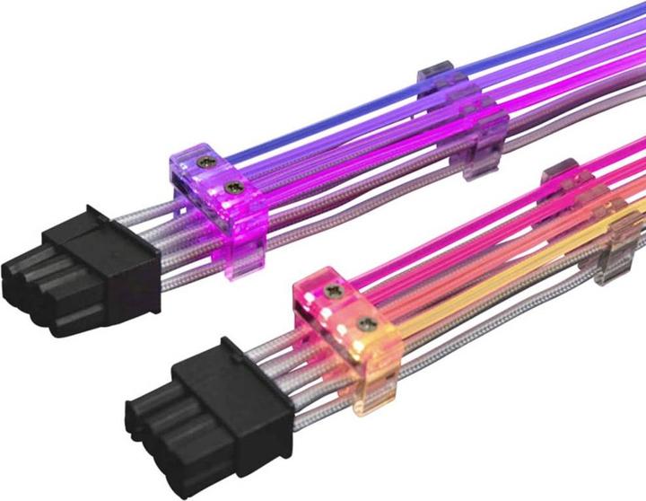 Actual product image Lian-Li Strimer 8-Pin RGB PCIe VGA (Multicoloured)
