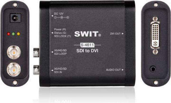Produktbild Swit S-4611 | Heavy Duty SDI to DVI converter