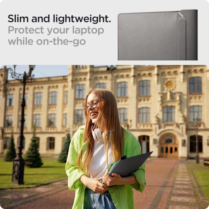 Produktbild Spigen Valentinus Sleeve Laptop 13-14 szary/city grey AFA06415 (14")