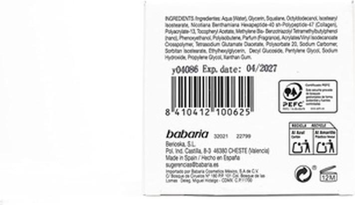 Produktbild Babaria Collagen Vegan Facial Cream 50ml (Körpercreme, 50 ml)