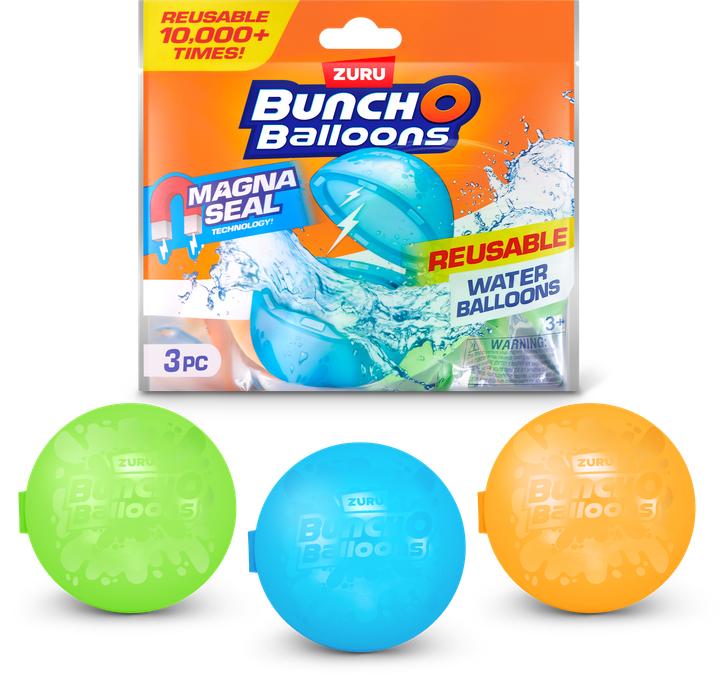 Actual product image Zuru Bunch O Balloons Reusable Water Balloons 3pack ass. (3x)