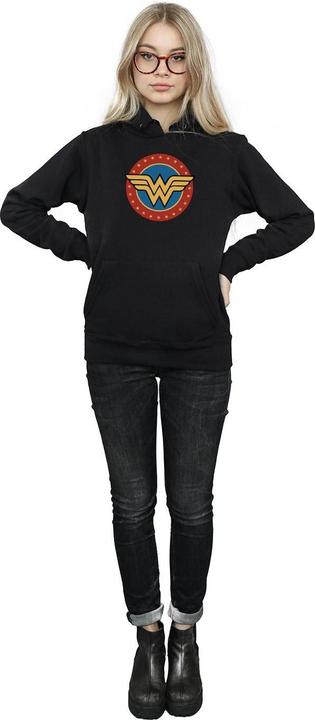 Produktbild Wonder Woman Circle Logo Kapuzenpullover (L)
