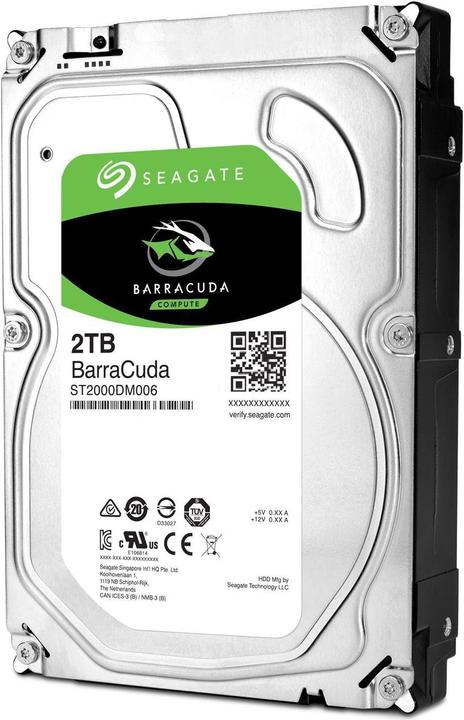 Produktbild Seagate BarraCuda (2 TB, 3.5", CMR)