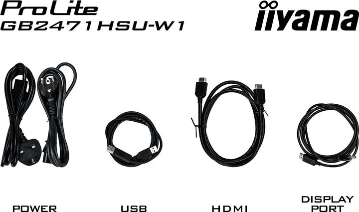 Image du produit iiyama Monitor GB2471HSU-W1 (1920 x 1080 pixels, 23.80")