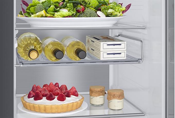 Produktbild Samsung RS6GA884CSL/EG Side-by-Side Kühlkombination Freistehend C Edelstahl (635 l)
