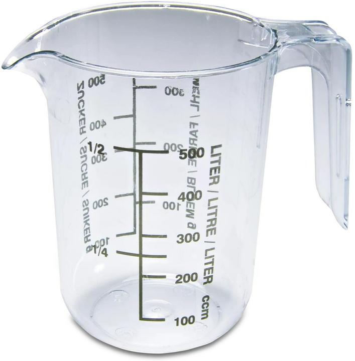 Städter Messkanne Kunststoff Glasklar (500 ml)