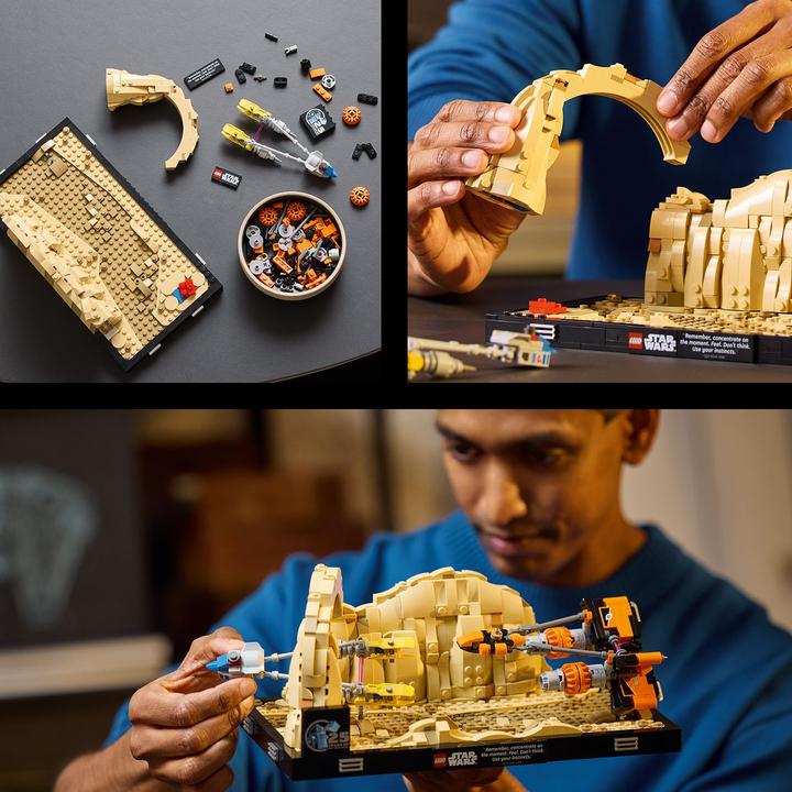 Produktbild LEGO Podrennen in Mos Espa – Diorama (75380, LEGO Star Wars)