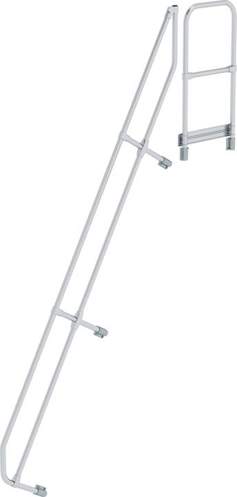 Produktbild Munk Zweiter Handlauf für Treppe mit Plattform 60° 12 Stufen (Gerüst, 100 cm)