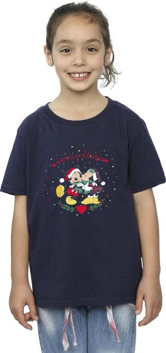 Produktbild Disney Mickey Mouse Mickey Minnie Christmas TShirt Mädchen (140, 146)