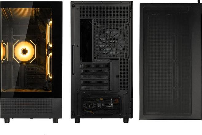 Produktbild Dell GSI SmartAssembly ARGB Glass Micro-ATX Case - 750W Gold (mATX)