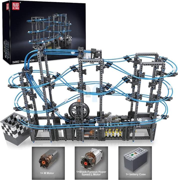 Actual product image Mould King Roller coaster (marble run)