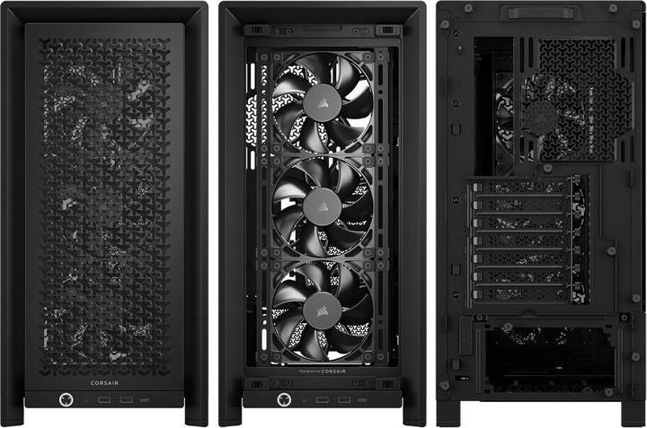 Produktbild Corsair Geh Midi FRAME 4000D RS Mid-Tower, Black (Mini-ITX, ATX, mATX, E-ATX)