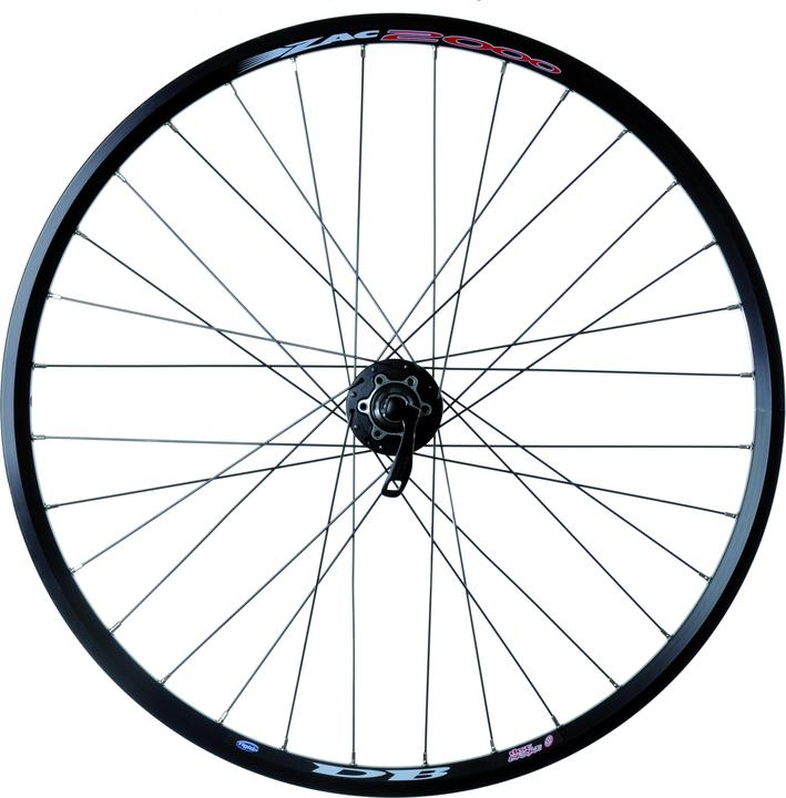 No Name Ruota posteriore Deore Disc 28" 8-11 velocità FHM525AZL 6 fori 36 fori nero (Ruota posteriore, 28", 29")