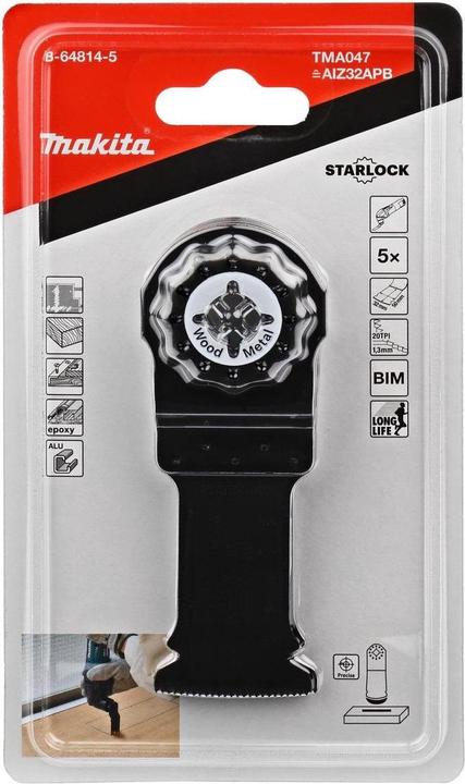 Produktbild Makita Tauchsägeblatt 32mm TMA047 5Stk.