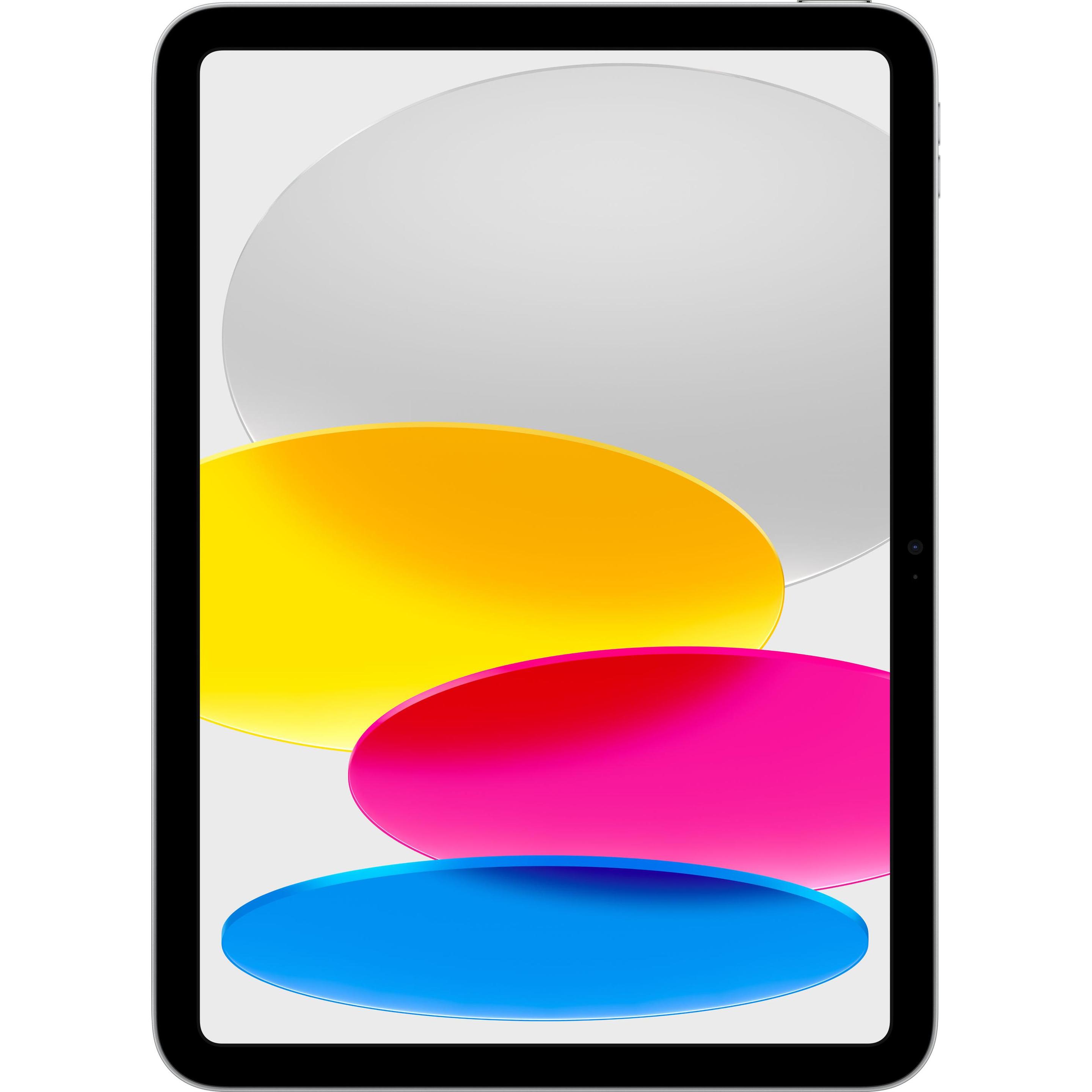 Apple iPad 2022 (10. Gen) (nur WLAN, 10.90", 256 GB, Silver), Tablet, Silber
