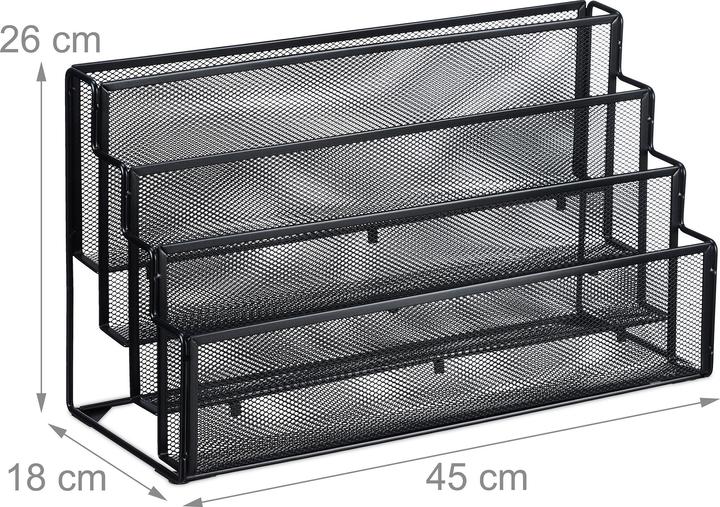 Immagine prodotto Relaxdays Porta riviste (45 x 18 x 26 cm)
