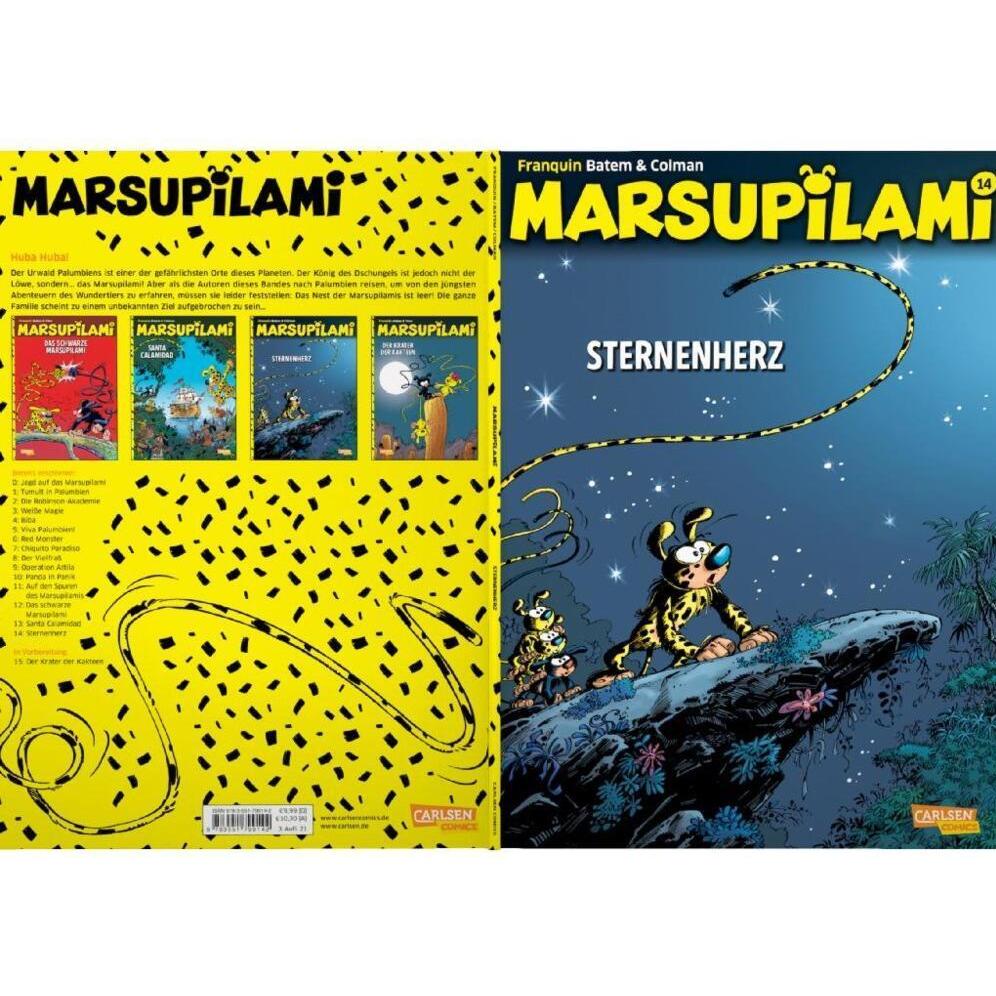 Thumbnail - Marsupilami 14: Sternenherz, Belletristik von André Franquin, Stéphan Colman