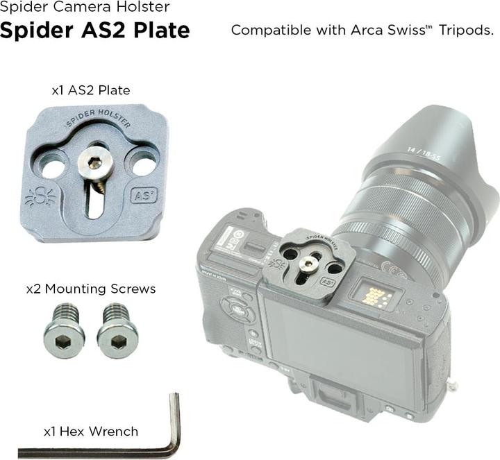 Produktbild Spider Holster Spider SpiderPro AS2 Plate (Stativklemme)