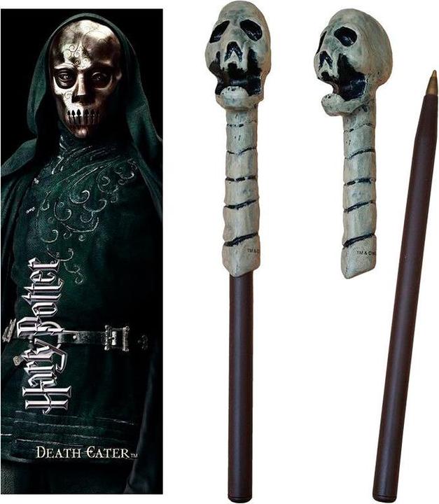 Image du produit Noble Collection Harry Potter - Stylo mural et marque-page des Mangemorts