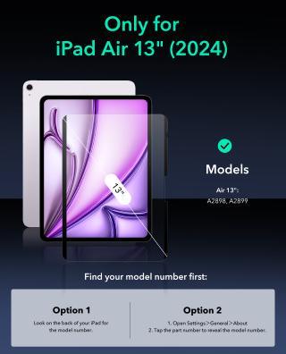 Produktbild ESR Magnetic Screen (Apple iPad Air 13 2024, Apple iPad Air 13 2025)