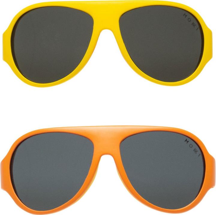 Image du produit Mokki Lunettes de soleil enfants jaune 2-5 ans click & change