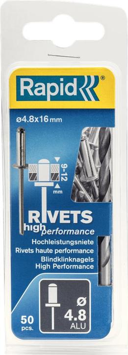 Produktbild Rapid Universal Blindniete Ø 4,8 x 16 mm