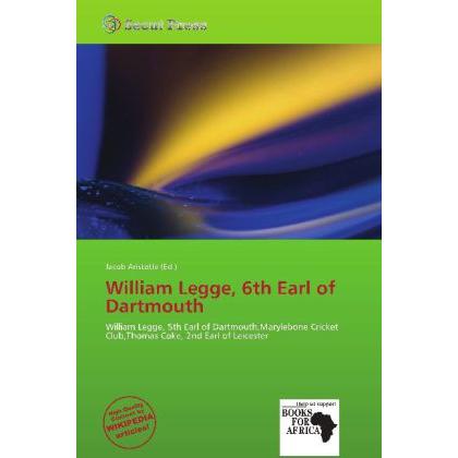 William Legge, 6th Earl of Dartmouth, Fachbücher von Jacob Aristotle